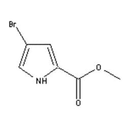 Accela Chembio Inc&nbsp;Methyl 4-bromopyrrole-2-carboxylate |  25g |  934-05-4 |  MFCD00832855 |  97+% |  Shelf Life: 900 Days |  Light Sensitive