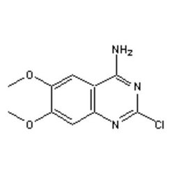 Accela Chembio Inc&nbsp;4-amino-2-chloro-6 | 7-dimethoxyquinazoline |  100g |  23680-84-4 |  MFCD00051734 |  97+% |  Shelf Life: 1260 Days |  Light Sensitive/n2/+4