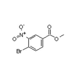 Accela Chembio Inc&nbsp;Methyl 4-bromo-3-nitrobenzoate |  25g |  2363-16-8 |  MFCD00553089 |  97+% |  Shelf Life: 540 Days |  Light Sensitive/n2/+4