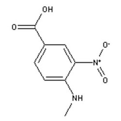 Accela Chembio Inc&nbsp;4-(methylamino)-3-nitrobenzoic Acid |  100g |  41263-74-5 |  MFCD00464322 |  97+% |  Shelf Life: 1260 Days |  Regular