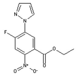 Accela Chembio Inc Ethyl 4-fluoro-2-nitro-5-(1-pyrazolyl)benzoate | 1g
