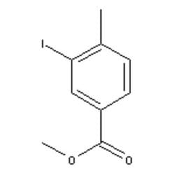 Accela Chembio Inc&nbsp;Methyl 3-iodo-4-methylbenzoate |  25g |  90347-66-3 |  MFCD00230583 |  95+% |  Shelf Life: 1620 Days |  Light Sensitive/+4