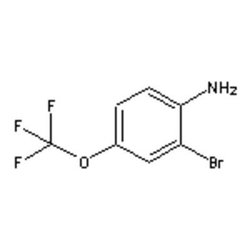Accela Chembio Inc&nbsp;2-bromo-4-(trifluoromethoxy)aniline |  100g |  175278-17-8 |  MFCD00203478 |  97+% |  D: 1.693 |  Shelf Life: 1260 Days |  Light Sensitive/+4