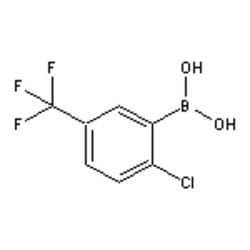Accela Chembio Inc&nbsp;2-chloro-5-(trifluoromethyl)phenylboronic Acid |  25g |  182344-18-9 |  MFCD00797335 |  97+% |  Shelf Life: 1260 Days |  Light Sensitive/n2/+4