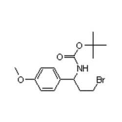 Accela Chembio Inc 1-(boc-amino)-3-bromo-1-(4-methoxyphenyl)propane | 5g