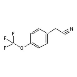 Accela Chembio Inc&nbsp;4-(trifluoromethoxy)phenylacetonitrile |  25g |  49561-96-8 |  MFCD00061240 |  98% |  D: 1.28 |  Shelf Life: 1260 Days |  Regular
