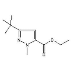 Accela Chembio Inc Ethyl 3-tert-butyl-1-methylpyrazole-5-carboxylate |