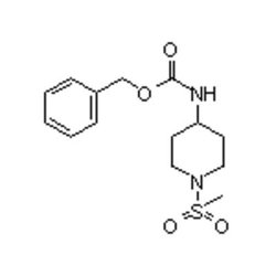 Accela Chembio Inc&nbsp;4-(cbz-amino)-1-(methylsulfonyl)piperidine |  1g |  402927-96-2 |  MFCD20491416 |  97+% |  Shelf Life: 1260 Days |  Light Sensitive