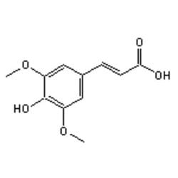 Accela Chembio Inc 4-hydroxy-3 | 5-dimethoxycinnamic Acid |  Predominantly Trans |  25g |  530-59-6 |  MFCD00004401 |  97+% |  Shelf Life: 1080 Days |  Light Sensitive