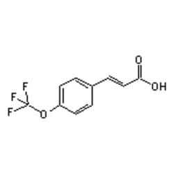 Accela Chembio Inc 4-(trifluoromethoxy)cinnamic Acid |  25g |  783-13-1 |  MFCD00066338 |  97+% |  Shelf Life: 900 Days |  Regular