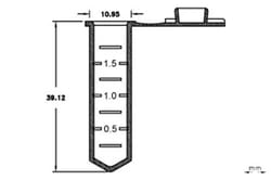 Biotang Inc 2.0 ml Microcentrifuge Tubes.26000g. 5000/CS .Superior clarity. Fit all standard rotors.Autoclavable. Dnase, Rnase, Human DNA, Pyrogen, PCR hibitors free.
