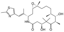 Biotang Inc&nbsp;Ixabepilone, Free Base, > 99%, 1MG, Azaepothilone B;BMS-247550;BMS 247550-1. M.W. 506.70, C27H42N2O5S, CAS#219989-84-1.