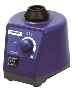 Biotang Inc MX-S speed adjustable vortex mixer, speed range from 0-2500 rpm, adapter securely clicked onto appliance in any position, including two standard adapters.