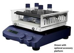 Biotang Inc Digital Linear Shaker is a powerful variable speed shaker which provides efficient linear motion. max shaking weight of 2kg, 9 type of platforms selective for flasks, .PC control via RS232 interface, available to control all measurement