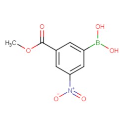 Aobchem&nbsp;3-Methoxycarbonyl-5-nitrophenylboronic acid, AOBCHEM USA 10270-5G. 117342-20-8. MFCD02179469