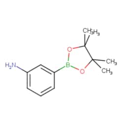 Aobchem 3-Aminophenylboronic acid pinacol ester, AOBCHEM USA 10740-25G.