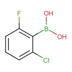 Aobchem 2-Chloro-6-fluorophenylboronic acid, AOBCHEM USA 11446-25G. 313545-32-3.