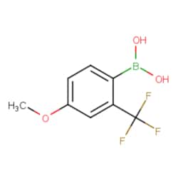 Aobchem&nbsp;4-Methoxy-2-(trifluoromethyl)phenylboronic acid, AOBCHEM USA 12190-5G. 313546-16-6. MFCD03095346