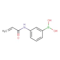 Aobchem&nbsp;3-​Acrylamidophenylboro​nic acid, AOBCHEM USA 13425-5G. 99349-68-5. MFCD09025755