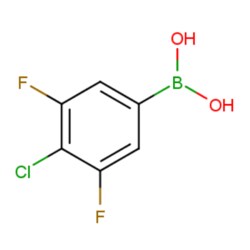 Aobchem&nbsp;3, 5-Difluoro-4-chlorophenylboronic acid, AOBCHEM USA 13594-1G. 864759-63-7. MFCD08706254