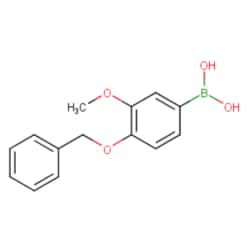 Aobchem&nbsp;4-Benzyloxy-3-methoxyphenylboronic acid, AOBCHEM USA 13627-5G. 243990-53-6. MFCD09027252
