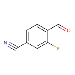 Aobchem 2-Fluoro-4-cyanobenzaldehyde, AOBCHEM USA 14889-5G. 105942-10-7.