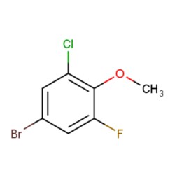 Aobchem 4-Bromo-2-chloro-6-fluoroanisole, AOBCHEM USA 15224-5G. 261762-34-9.