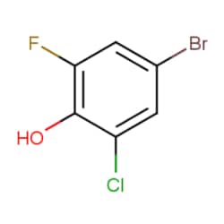 Aobchem 4-Bromo-2-chloro-6-fluorophenol, AOBCHEM USA 15230-25G. 161045-79-0.
