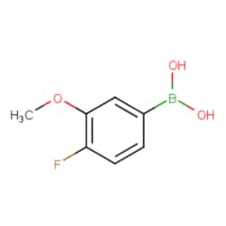 Aobchem 4-Fluoro-3-methoxyphenylboronic acid, AOBCHEM USA 16007-5G. 854778-31-7.