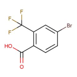 Aobchem&nbsp;4-Bromo-2-(trifluoromethyl)benzoic acid, AOBCHEM USA 17169-5G. 320-31-0. MFCD07787468