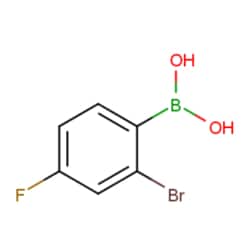 Aobchem 2-Bromo-4-fluorophenylboronic acid, AOBCHEM USA 20149-1G. 1217501-12-6.