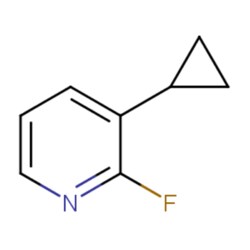 Aobchem 3-Cyclopropyl-2-fluoropyridine, AOBCHEM USA 24685-1G. 1227177-68-5.
