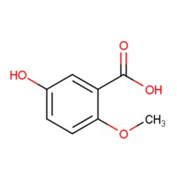 Aobchem 5-Hydroxy-2-methoxybenzoic acid, AOBCHEM USA 25106-1G. 61227-25-6.