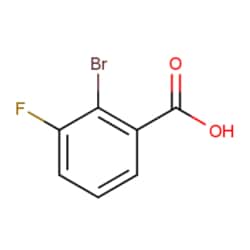 Aobchem 2-Bromo-3-fluorobenzoic acid, AOBCHEM USA 28304-25G. 132715-69-6.
