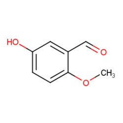 Aobchem 5-Hydroxy-2-methoxybenzaldehyde, AOBCHEM USA 29088-1G. 35431-26-6.