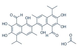 Selleck Chemical LLC Gossypol Acetate 100mg 12542-36-8 Gossypol Acetic