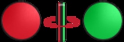 Magnatag Visible Systems 2-sided red/green magnets, 50/pk