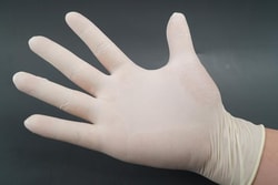 Azzota Corp Latex Powder Free Examination Gloves, Extra Small, 100/Pk,