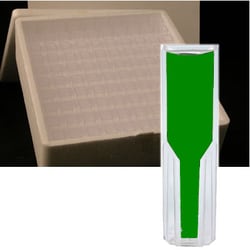 Azzota Corp Disposable Uv-Vis Cuvettes - 1.5Ml X 100 Square Cuvettes 10mm X 4mm X 45mm Methacrylate Pathlength: 10mm 1.5Ml Volume Wavelength Range: 285 To 800Nm (Uv-Vis) 100 Pack