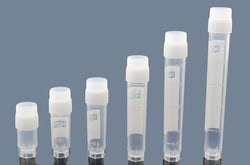 Azzota Corp 0.5Ml Cryogenic Vial, Self-Standing, External Thread, Sterile, 500Pk