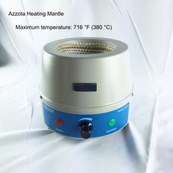 Azzota Corp Heating Mantle, Capacity: 2000Ml, Heating Power: 350W, Maximum Temp. 380C (716F)