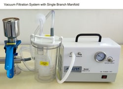 Azzota Corp System With Single Branch Vacuum Filtration Manifolds