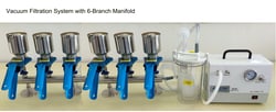 Azzota Corp System With 6-Branch Vacuum Filtration Manifolds, Quantity: