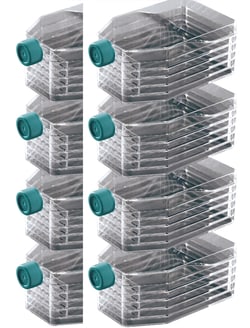 Azzota Corp&nbsp;5-Layer Cell Culture Flask, Vent Cap,  Straight Neck, Tc, Sterile, 8Pk