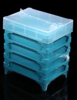 Azzota Corp Pcr Tube Rack,96 Well (8*12), One Cap Per 5 Pcs, Pack Of 5,