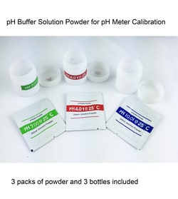 Azzota Corp Ph Meter Standard Solution Kit, Includes Three Buffer Packages: