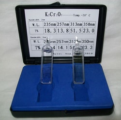 Azzota Corp Uv Neutral Density Filter Set For Spectrophotometer Photometric Accuracy Calibration, Has Two Neutral Density Filters, The Testing Photometric Are 235Nm, 257Nm, 313Nm, And 350Nm