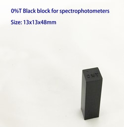 Azzota Corp&nbsp;0%T Black Block For Spectrophotometers, Size: 13X13X48mm