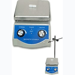 Azzota Corp&nbsp;Magnetic Stirrer With Hotplate, 500Ml, 0-1600 Rpm, Temp. Range: 375'C (707'F)