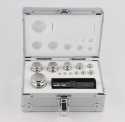 Azzota Corp Analytical Calibration Weights Sets, Astm Class F1, 0.001G-500G,